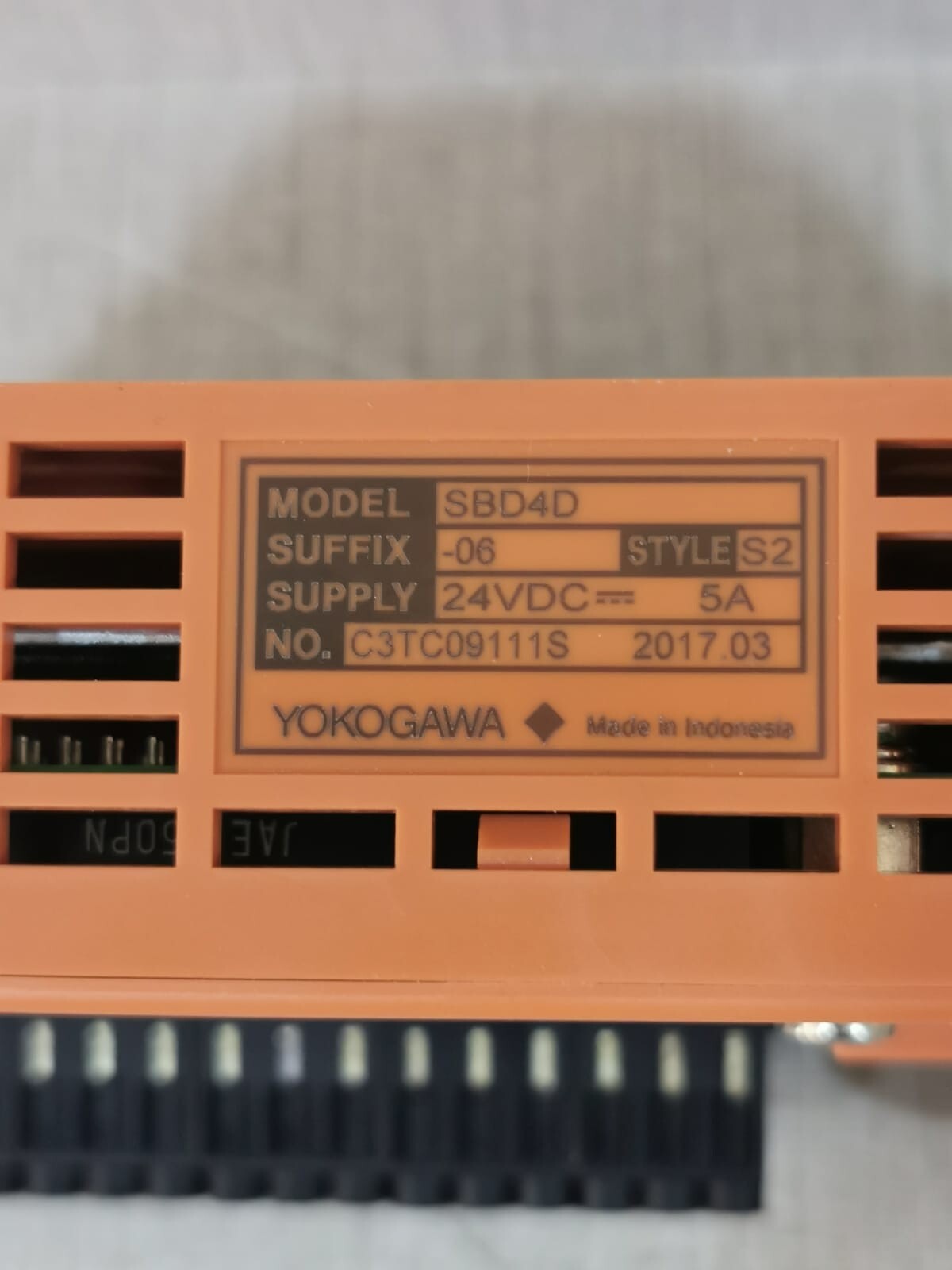 Yokogawa SBD4D Yokogawa SBD4D -06 S2 Terminal Board 2