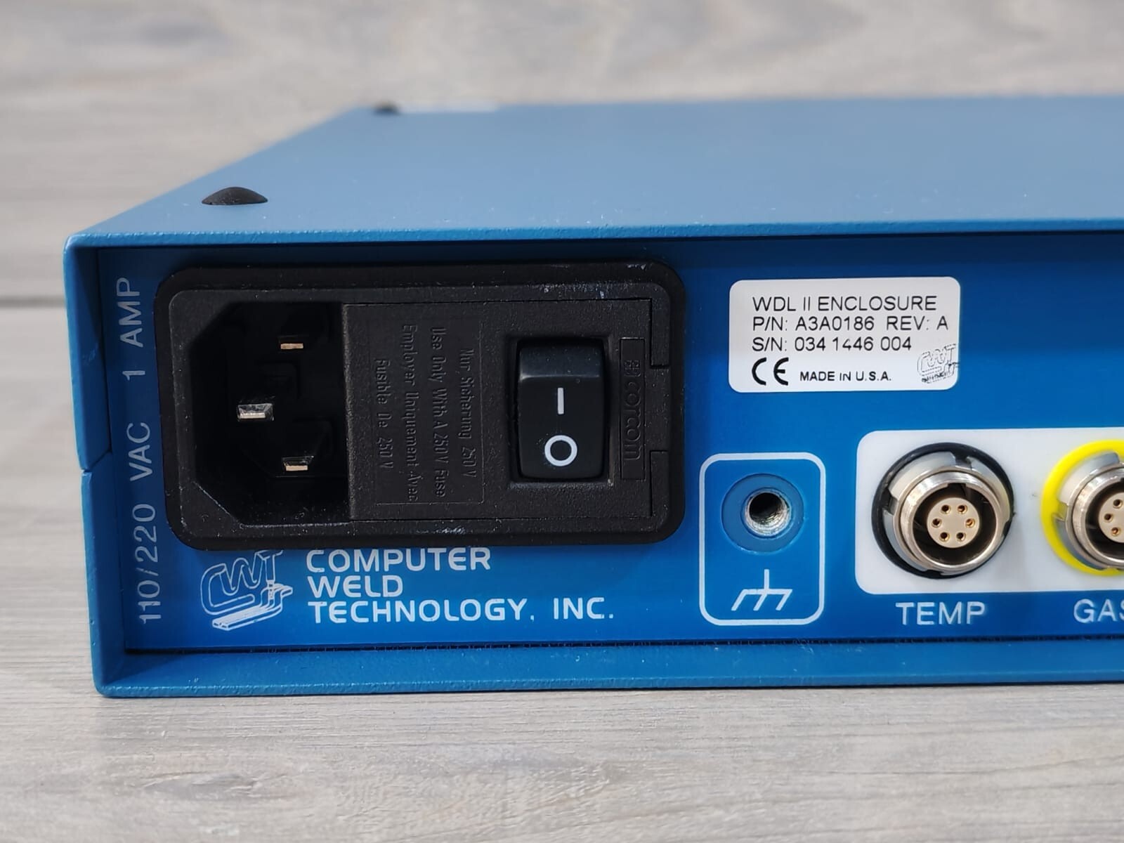 Computer Weld Technology A3A0186 Computer Weld Technology WDL / Weld Data Logger II P/n: A3A0186 Rev. A 8