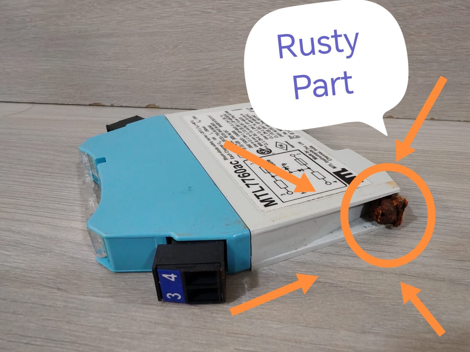 MTL MTL7760AC MTL INSTRUMENTS MTL7760AC SHUNT-DIODE SAFETY BARRIER-WITH RUSTY PART 8