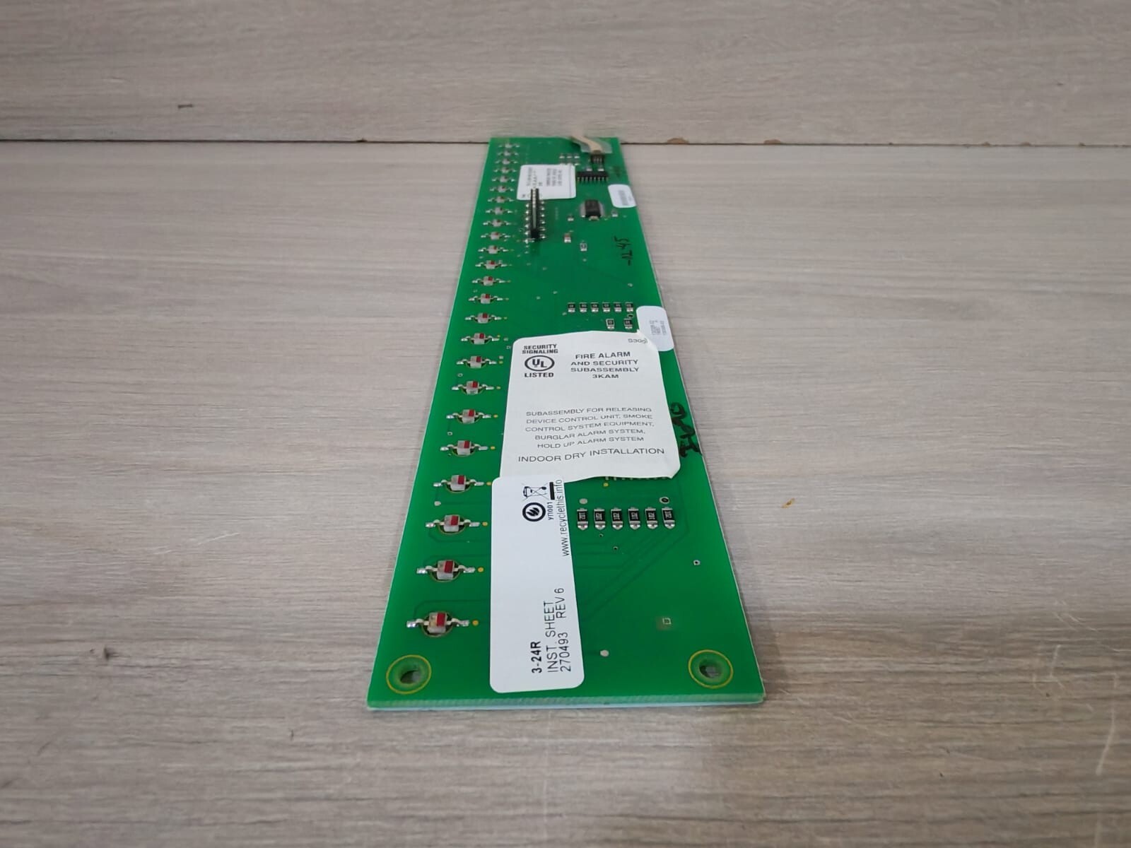 EST 3-24R EST EDWARDS 3-24R LED CONTROL DISPLAY MODULE GE FIRE ALARM 5