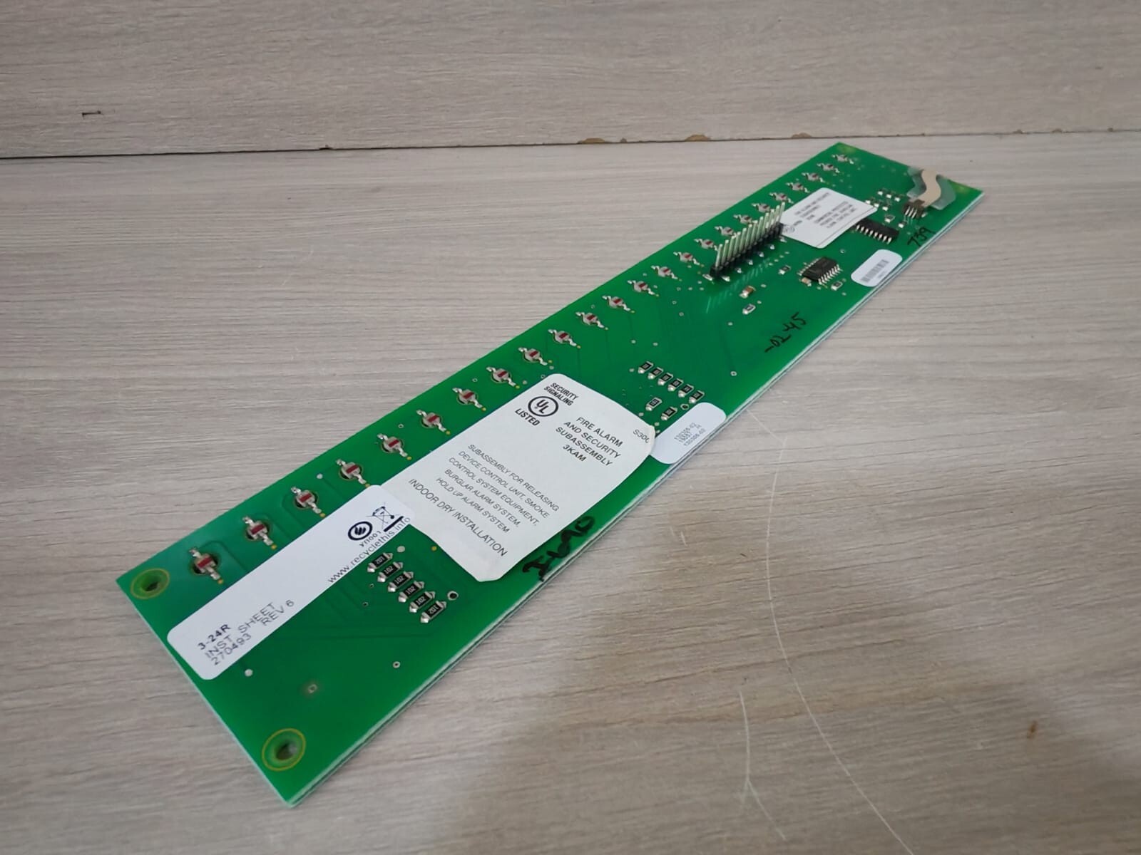 EST 3-24R EST EDWARDS 3-24R LED CONTROL DISPLAY MODULE GE FIRE ALARM 9