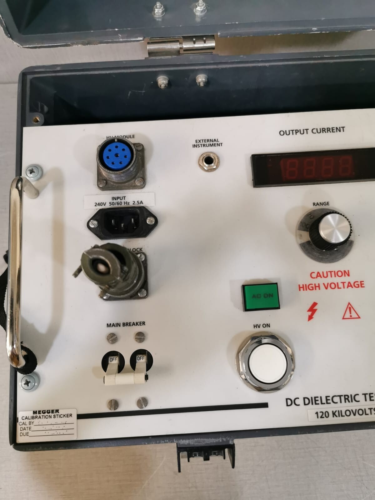Megger DC Dielectric Test Set 120 KiloVolts Megger Biddle DC Dielectric Test Set 120 KiloVolts 3