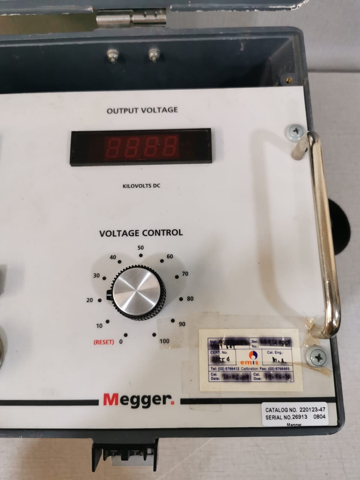 Megger DC Dielectric Test Set 120 KiloVolts Megger Biddle DC Dielectric Test Set 120 KiloVolts 5