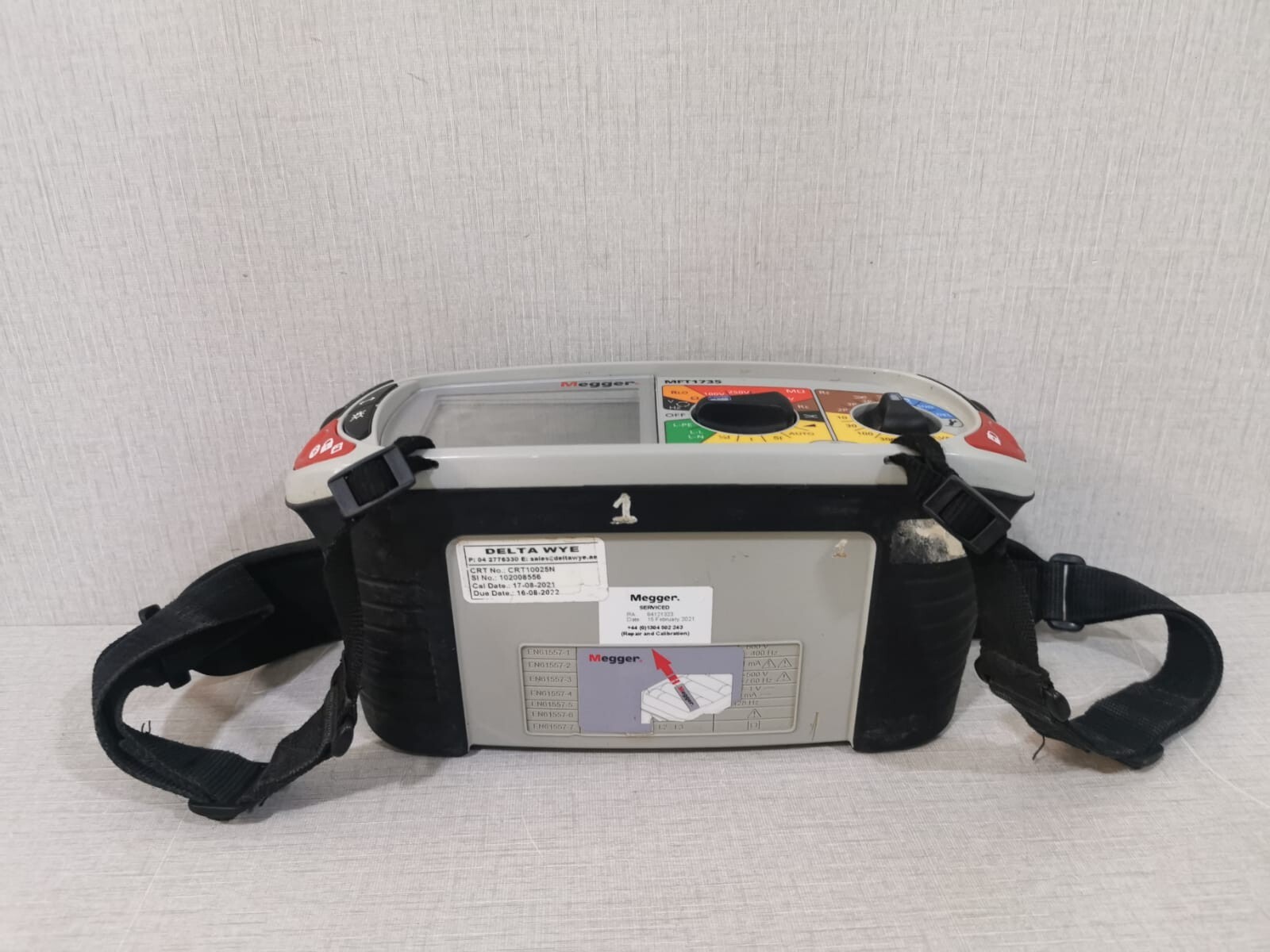 Megger MFT1735 MEGGER MFT1735 - MULTIFUNCTION TESTER- DAMAGED CASE LOCK 8