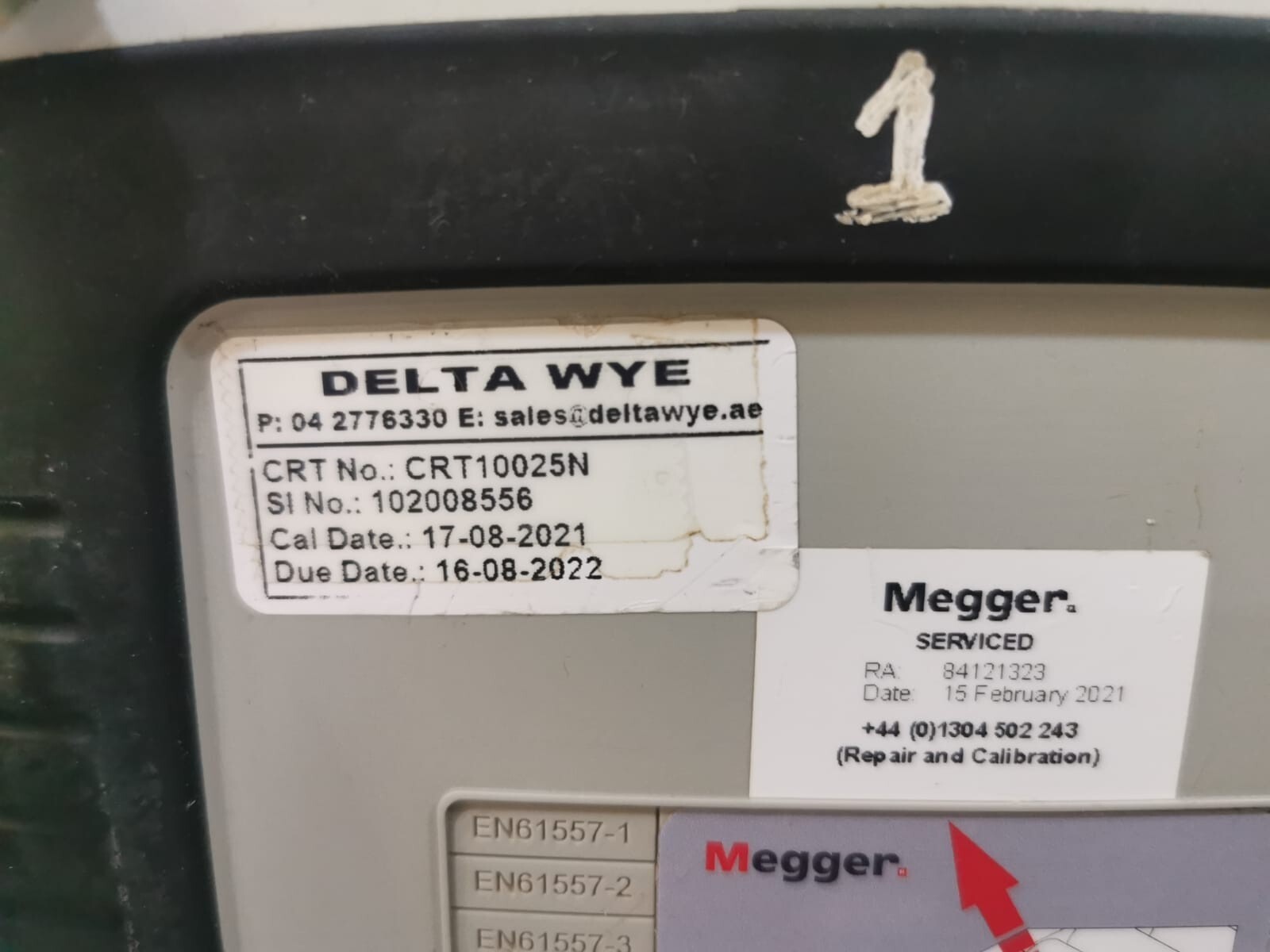 Megger MFT1735 MEGGER MFT1735 - MULTIFUNCTION TESTER- DAMAGED CASE LOCK 10