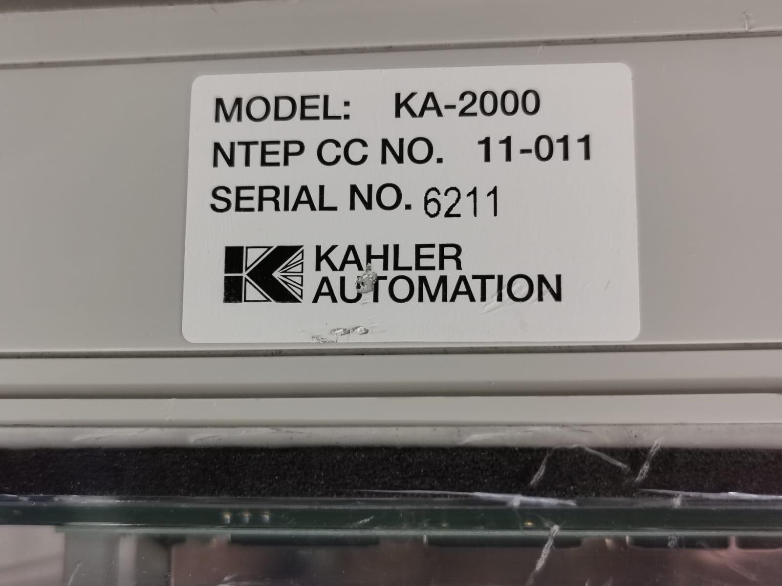KAHLER AUTOMATION KA-2000 KAHLER AUTOMATION KA-2000 INDUSTRIAL CONTROLLER CONTROL PANEL 2