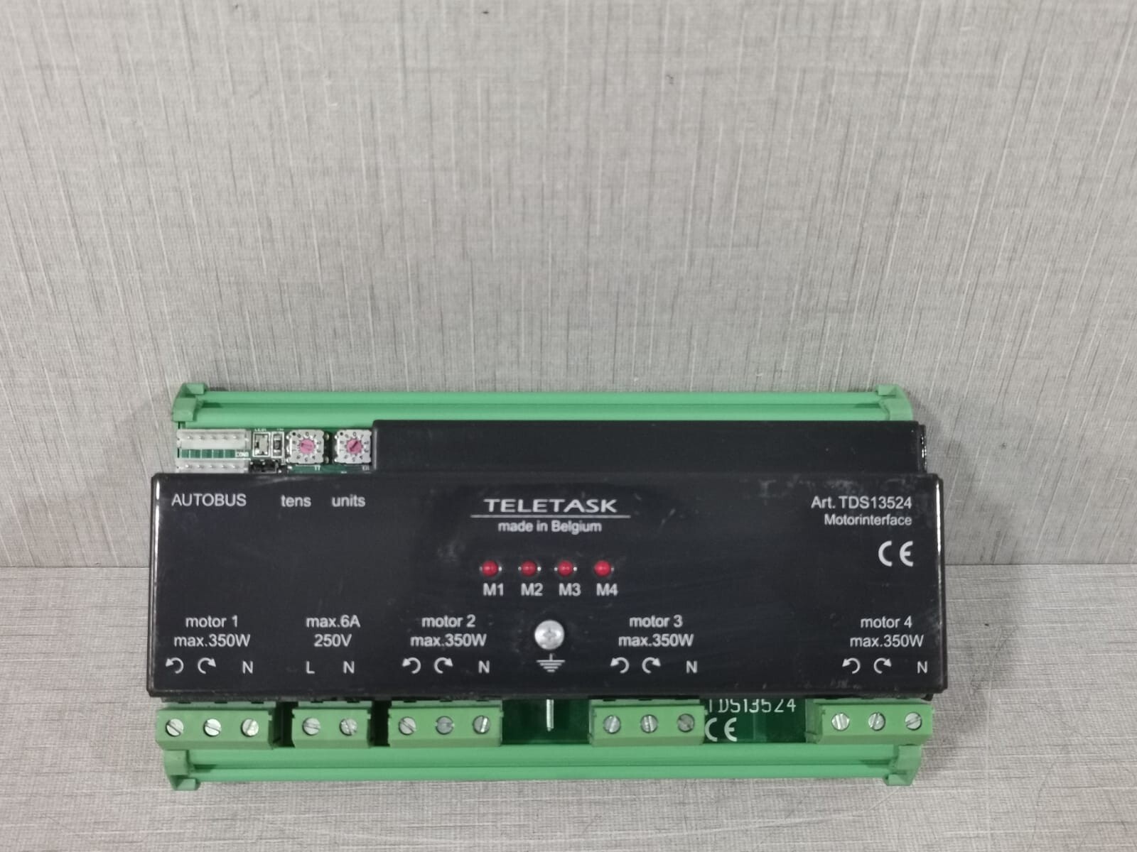 TELETASK TDS13524 Motor Interface Motor Interface Output