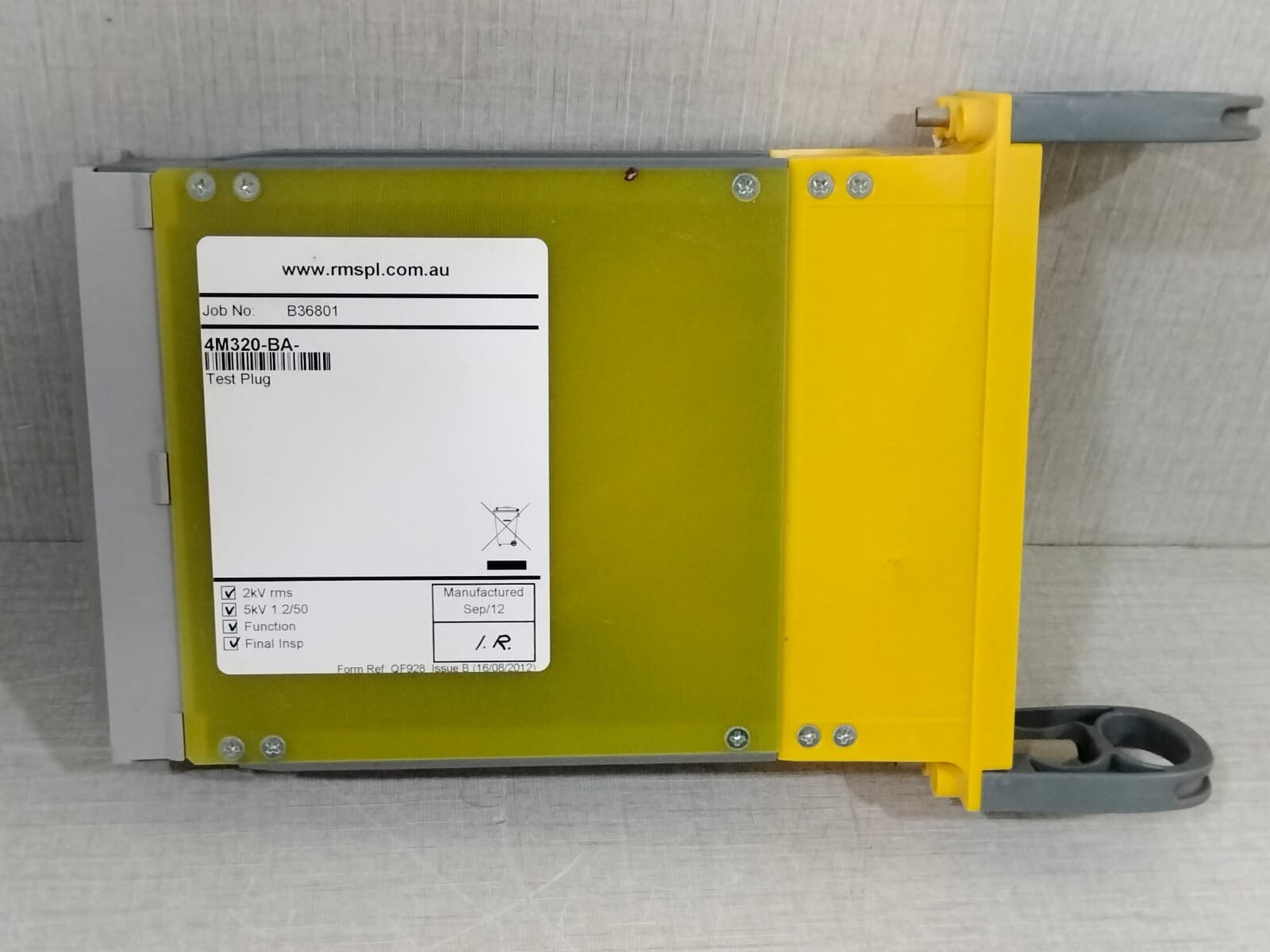 RMS 4M320K4 BA RMS 4M320K4 BA TEST BLOCK SYSTEM 4M320-BA 4