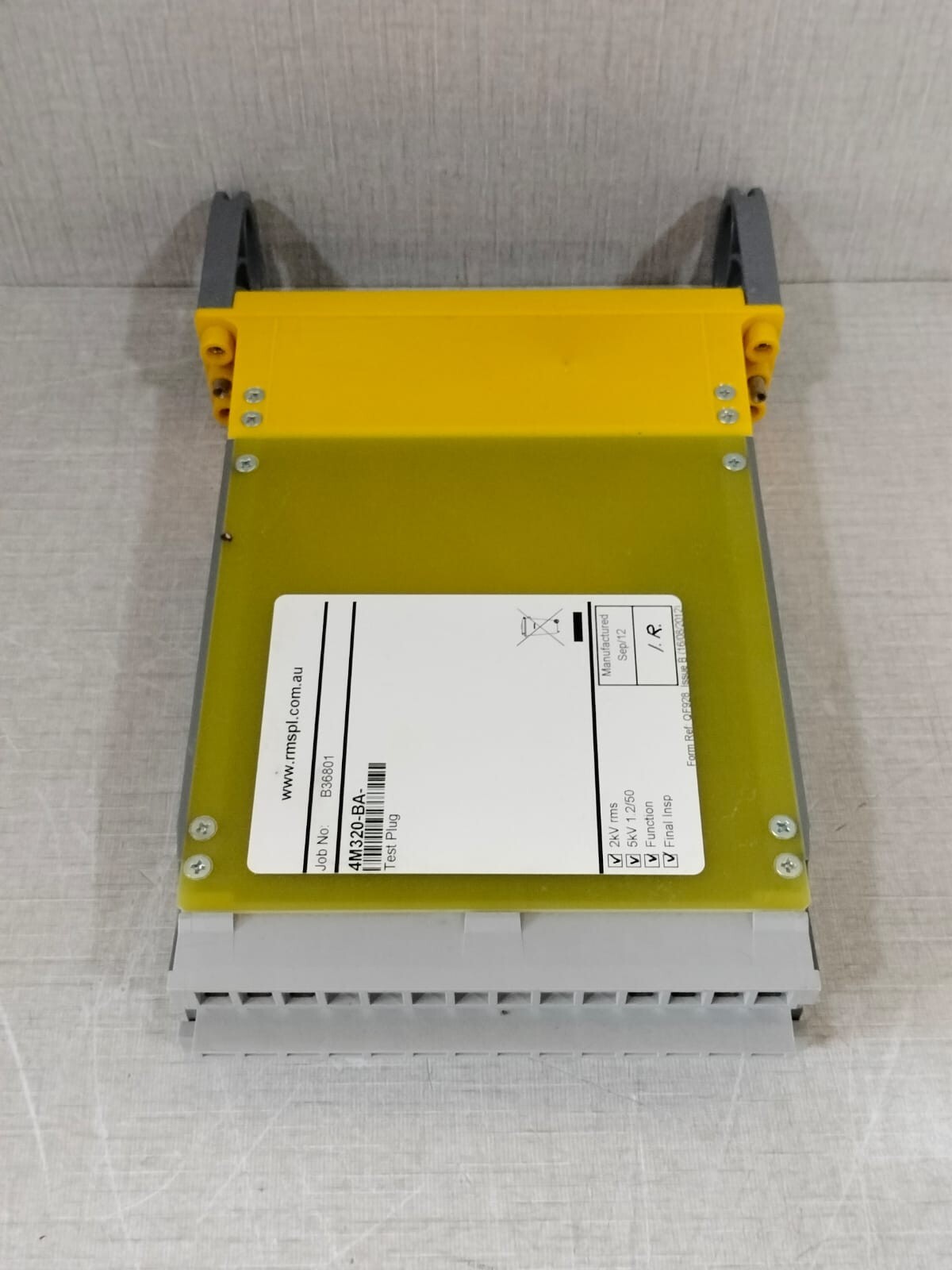 RMS 4M320K4 BA RMS 4M320K4 BA TEST BLOCK SYSTEM 4M320-BA 8