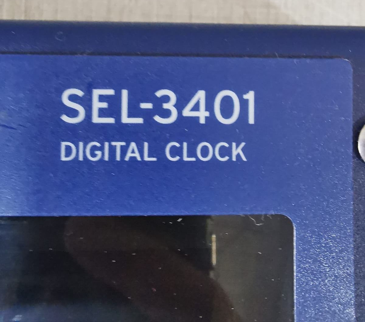 SEL 34010X10XX SEL-3401 DIGITAL CLOCK PANEL CONTROLLER 2