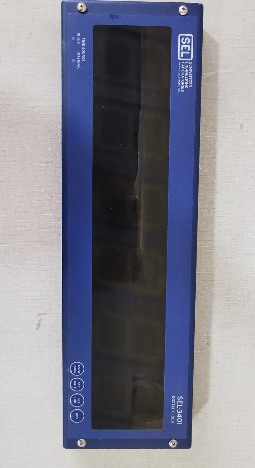 SEL 34010X10XX SEL-3401 DIGITAL CLOCK PANEL CONTROLLER 3