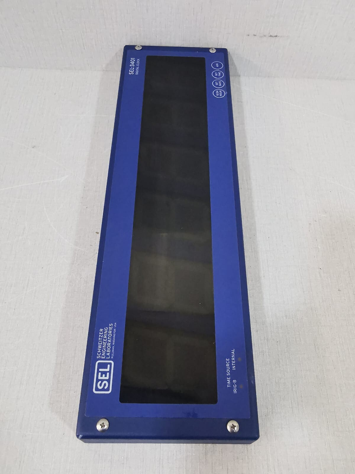 SEL 34010X10XX SEL-3401 DIGITAL CLOCK PANEL CONTROLLER 4