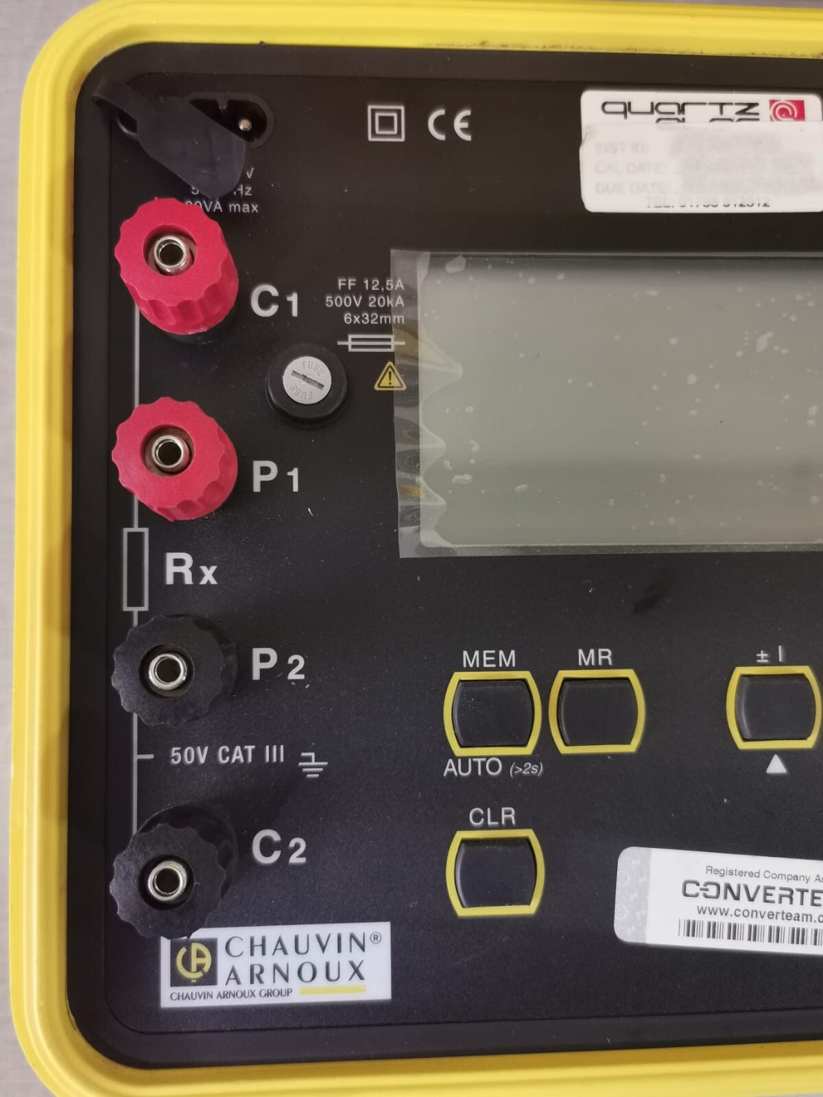 Chauvin Arnoux C.A 6240 CHAUVIN ARNOUX C.A 6240 MICRO-OHMMETER 6
