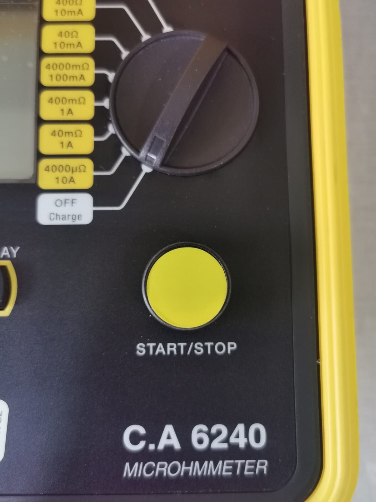 Chauvin Arnoux C.A 6240 CHAUVIN ARNOUX C.A 6240 MICRO-OHMMETER 7