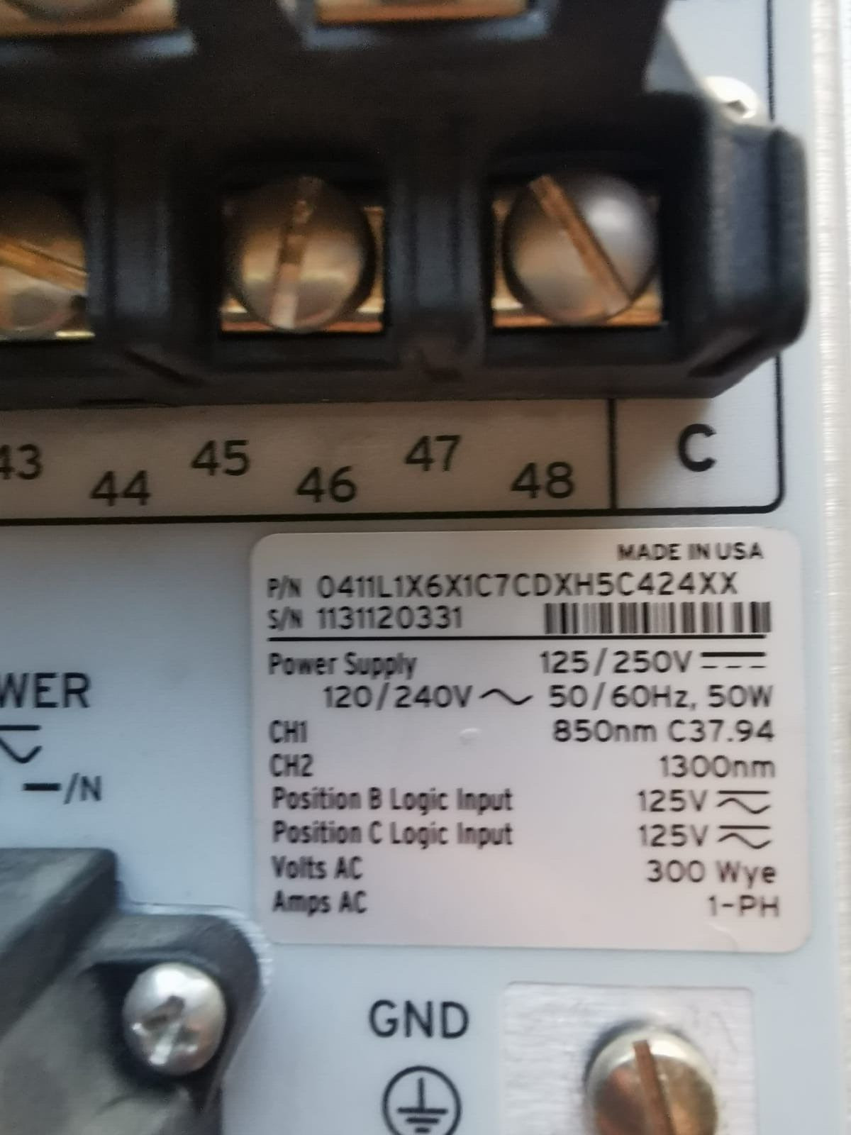 SEL 0411L1X6X1C7CDXH5C424XX SEL-411L 0411L1X6X1C7CDXH5C424XX PROTECTION AUTOMATION CONTROL 120-240V 5