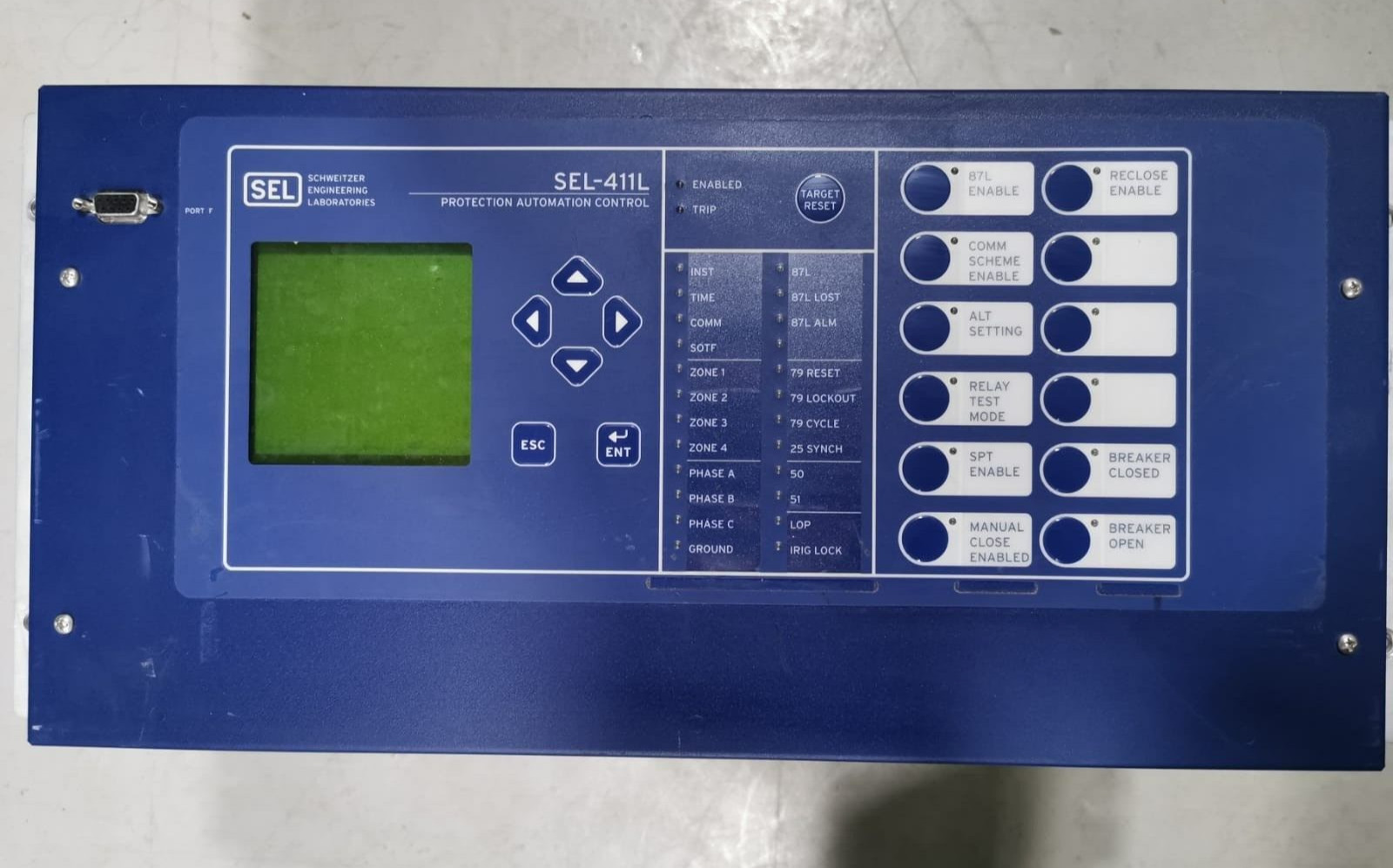 SEL-411L 0411L1X6X1C7CDXH5C424XX PROTECTION AUTOMATION CONTROL 120-240V