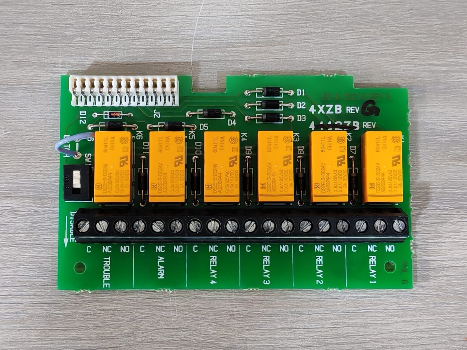 Fire-Lite Alarms Inc. 4XZMF Fire-Lite Alarms Inc. 4XZMF Zone Relay Module PCB Card 2