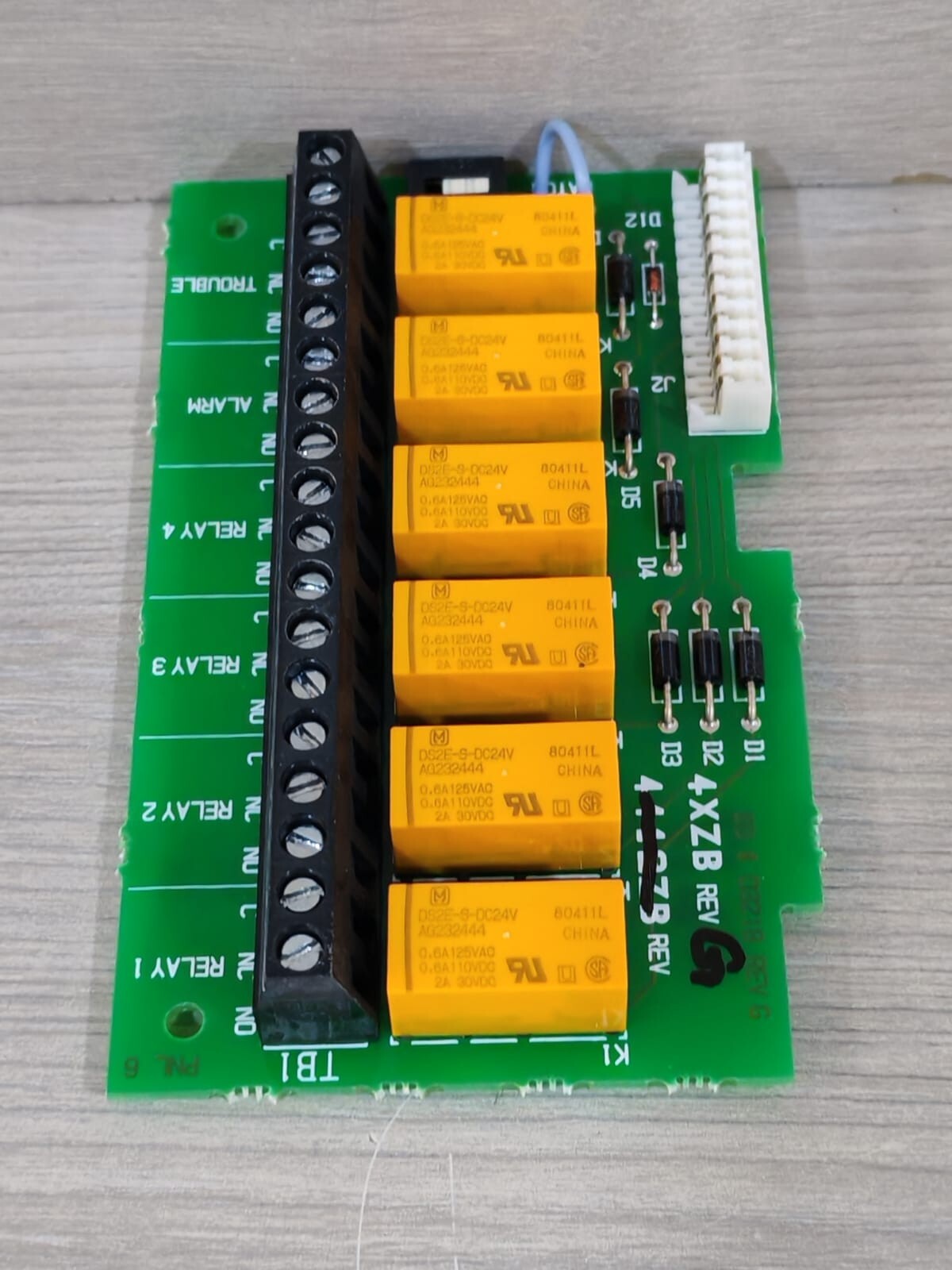 Fire-Lite Alarms Inc. 4XZMF Fire-Lite Alarms Inc. 4XZMF Zone Relay Module PCB Card 5