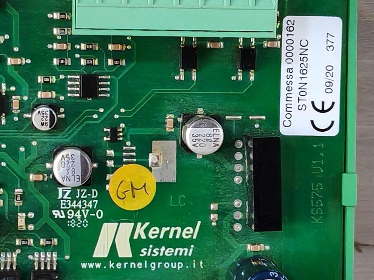 Kernel Sistemi ST0N16 / ST0N1625NC Kernel Sistemi ST0N16 / ST0N1625NC STRING MONITORING UNIT 2