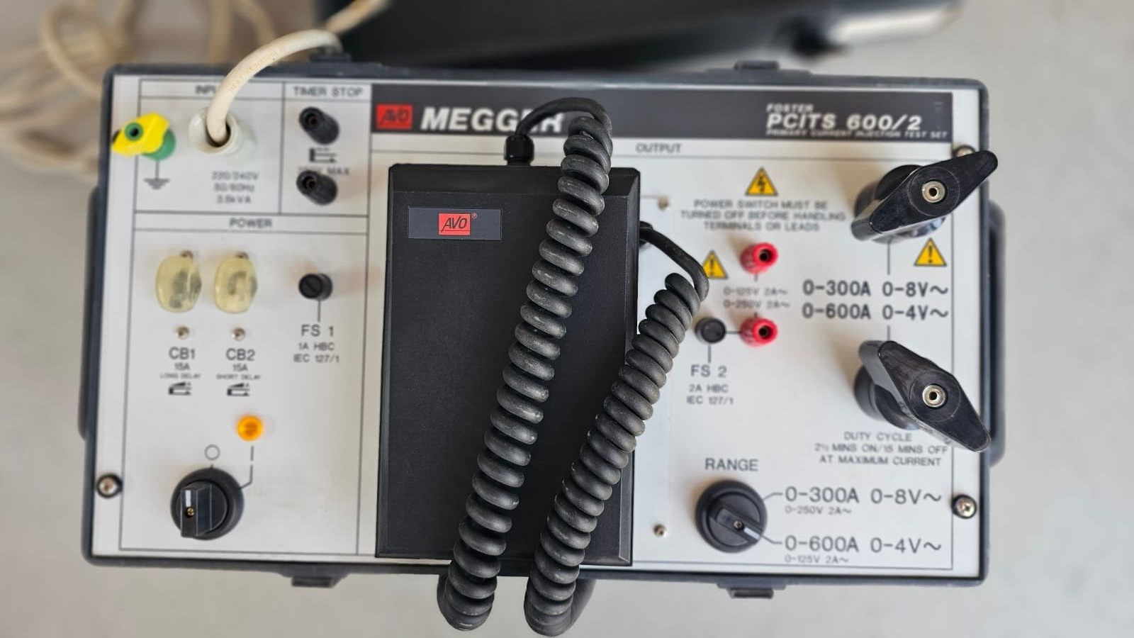 Megger PCITS 600/2 MEGGER Foster PCITS 600/2 Primary Current Injection Test Set 2