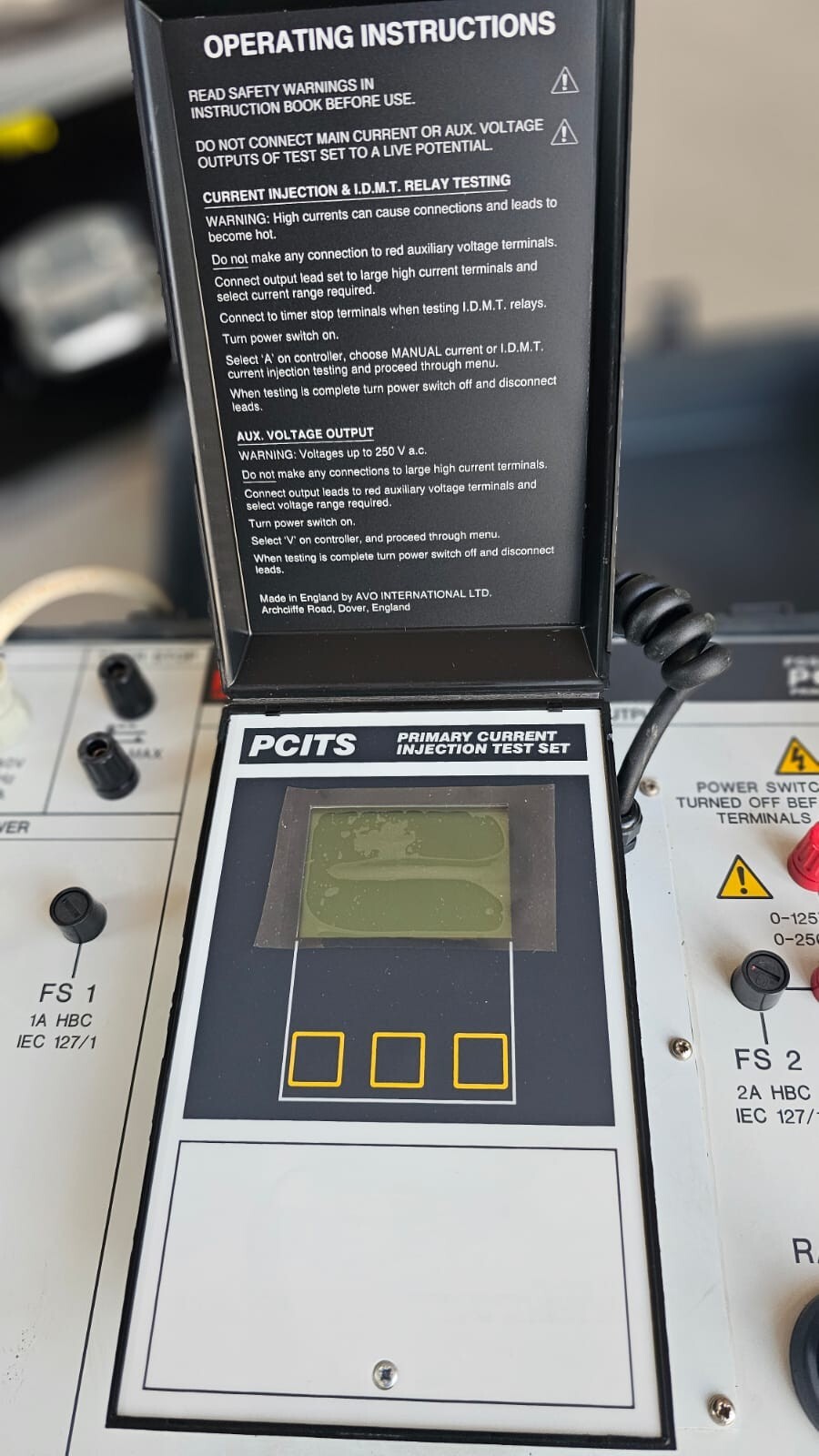 Megger PCITS 600/2 MEGGER Foster PCITS 600/2 Primary Current Injection Test Set 6