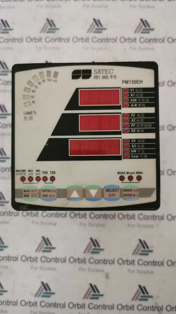 SATEC PM130EH POWER ENERGY METER SW VER. 4.60
