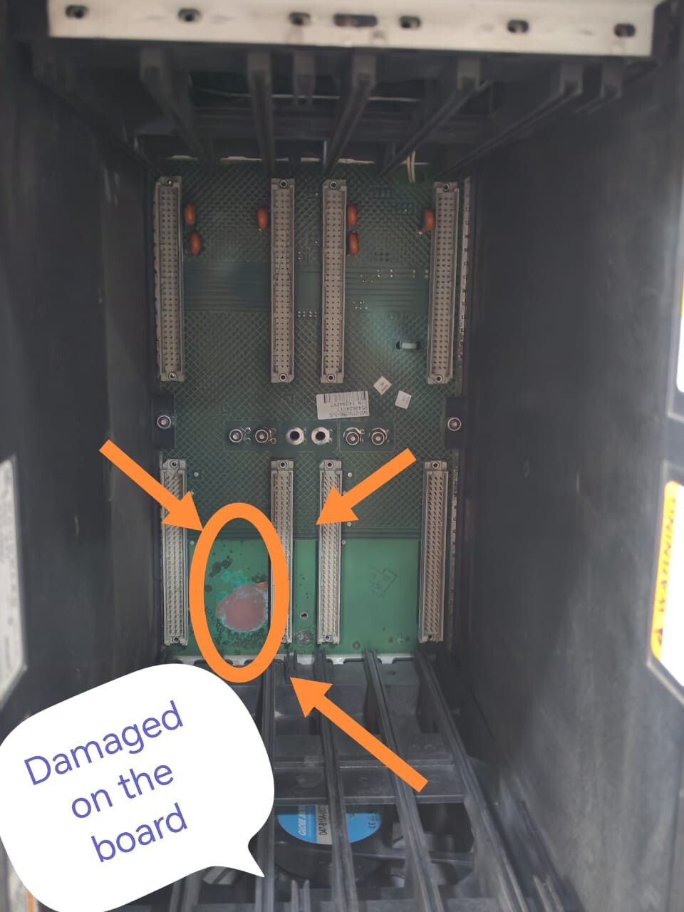 Woodward 5453-277 WOODWARD 5453-277 REV B. 8 -SLOTS CHASSIS RACK 5