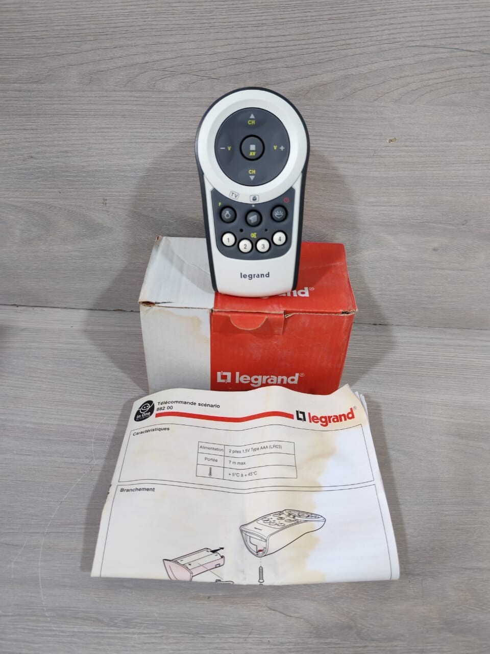 LEGRAND 88200 SCENARIO REMOTE CONTROL
