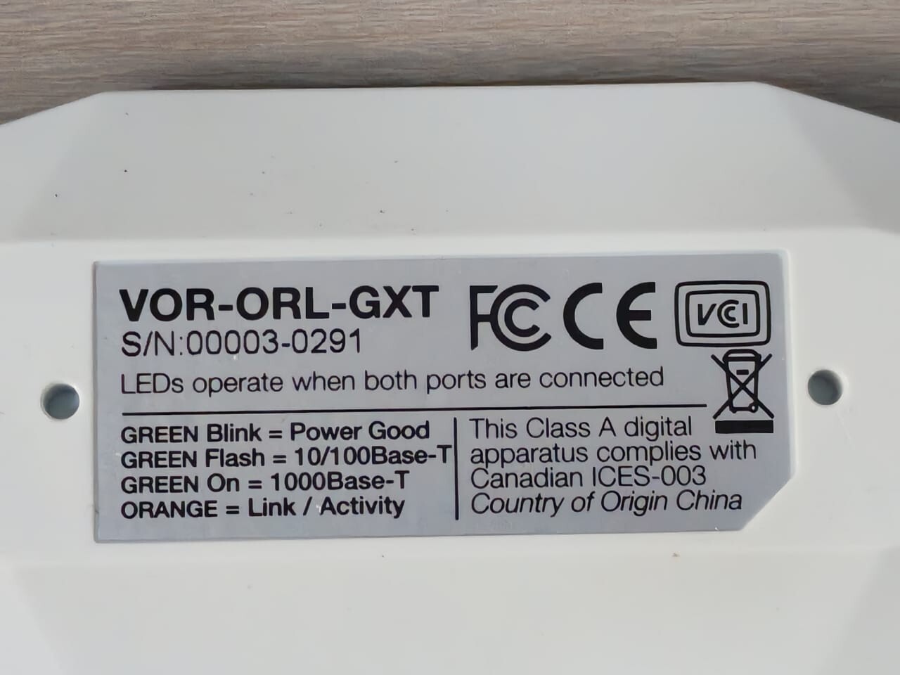 VERACITY VOR-ORL-GXT VERACITY VOR-ORL-GXT OUTREACH LITE GXT EXTERIOR GIGABIT EXTENDER 4