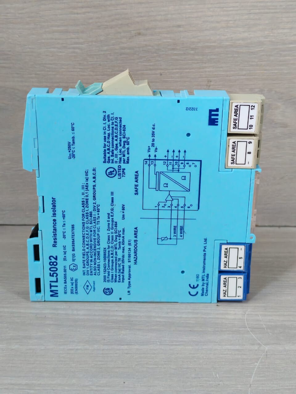 MEASUREMENT TECHNOLOGY MTL5082 MEASUREMENT TECHNOLOGY MTL5082 RESISTANCE ISOLATOR 10