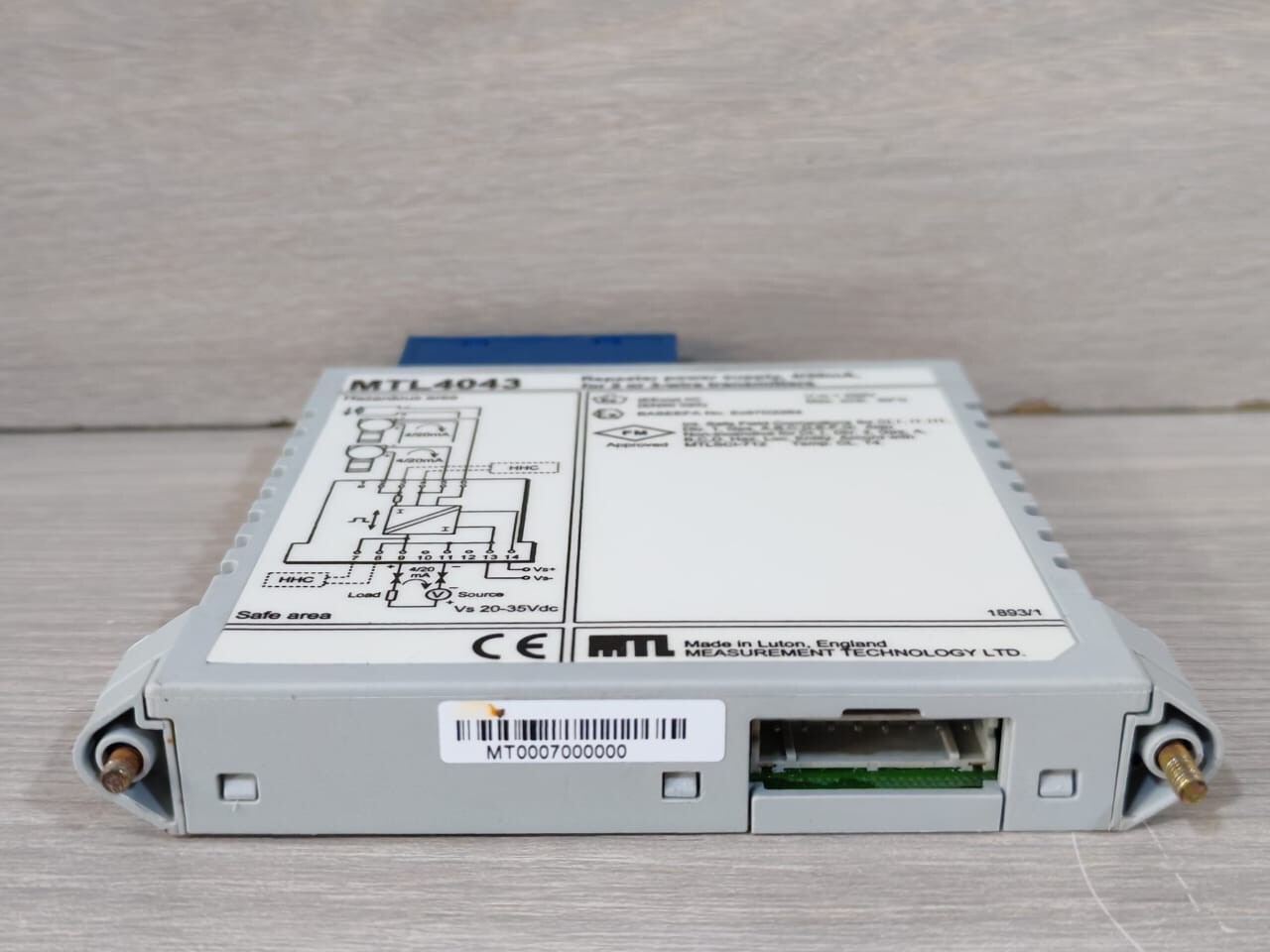 MTL MTL 4043 MTL 4043 REPEATER POWER SUPPLY,4/20mA, FOR 2 OR 3-WIRE TRANSMITTERS 9