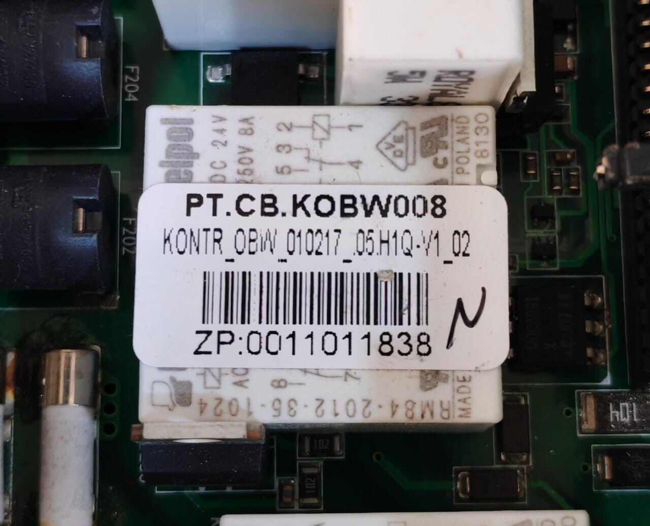 TM TECHNOLOGIES KOBW001 TM TECHNOLOGIES PC.CB.KOBW001 KONTROL OBWOD.CB.217-05+220.03 8