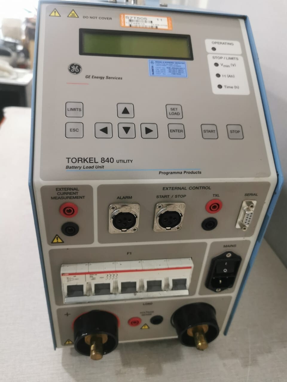 TORKEL 840 UTILITY Battery Load Unit / GE Energy BS-49074, R104
