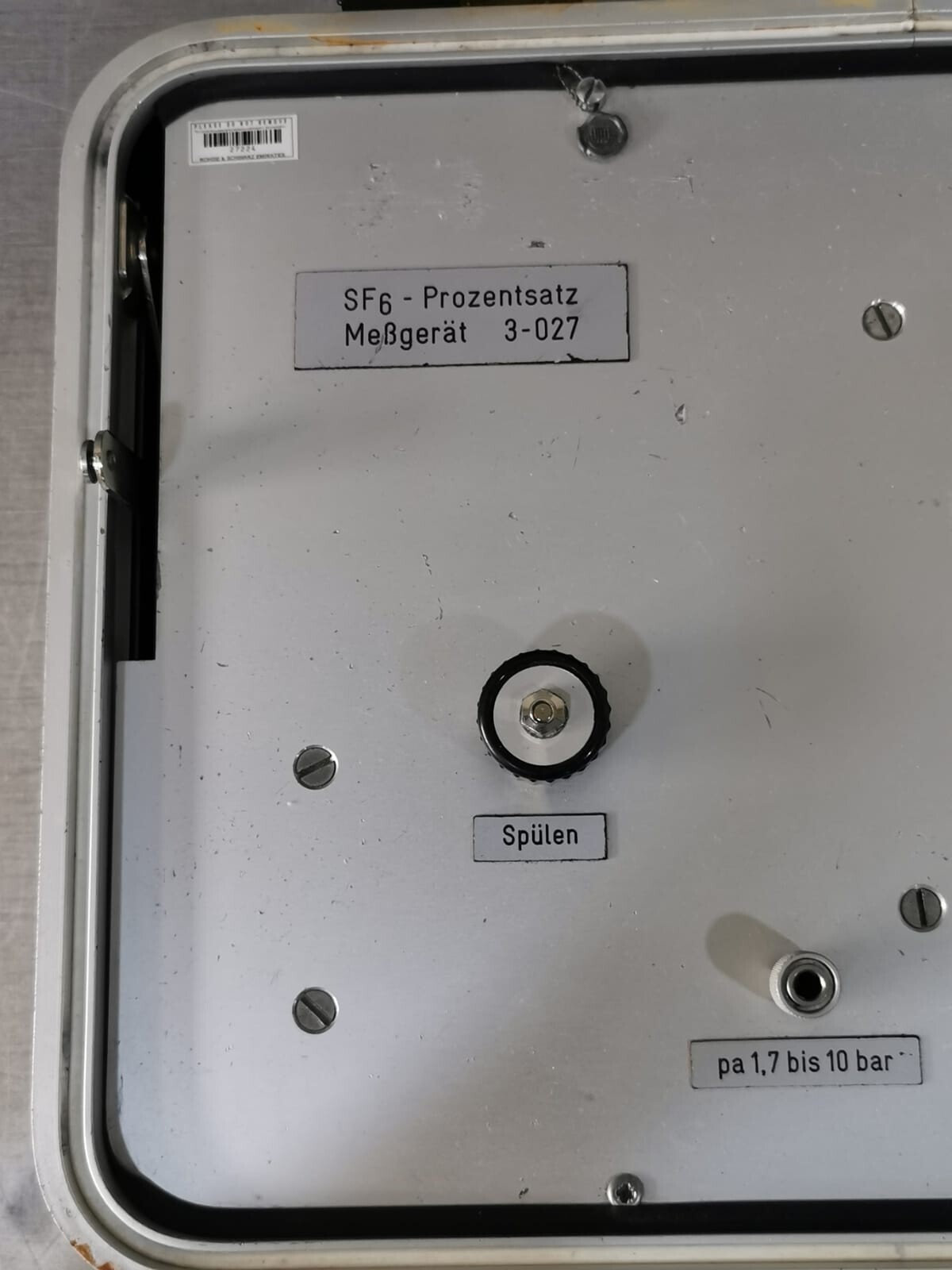 DILO L-00383-05 DILO SF6 DENSITY TESTER 3-027 | L-00383-05 | 220V/50Hz -W/O CABLE 5