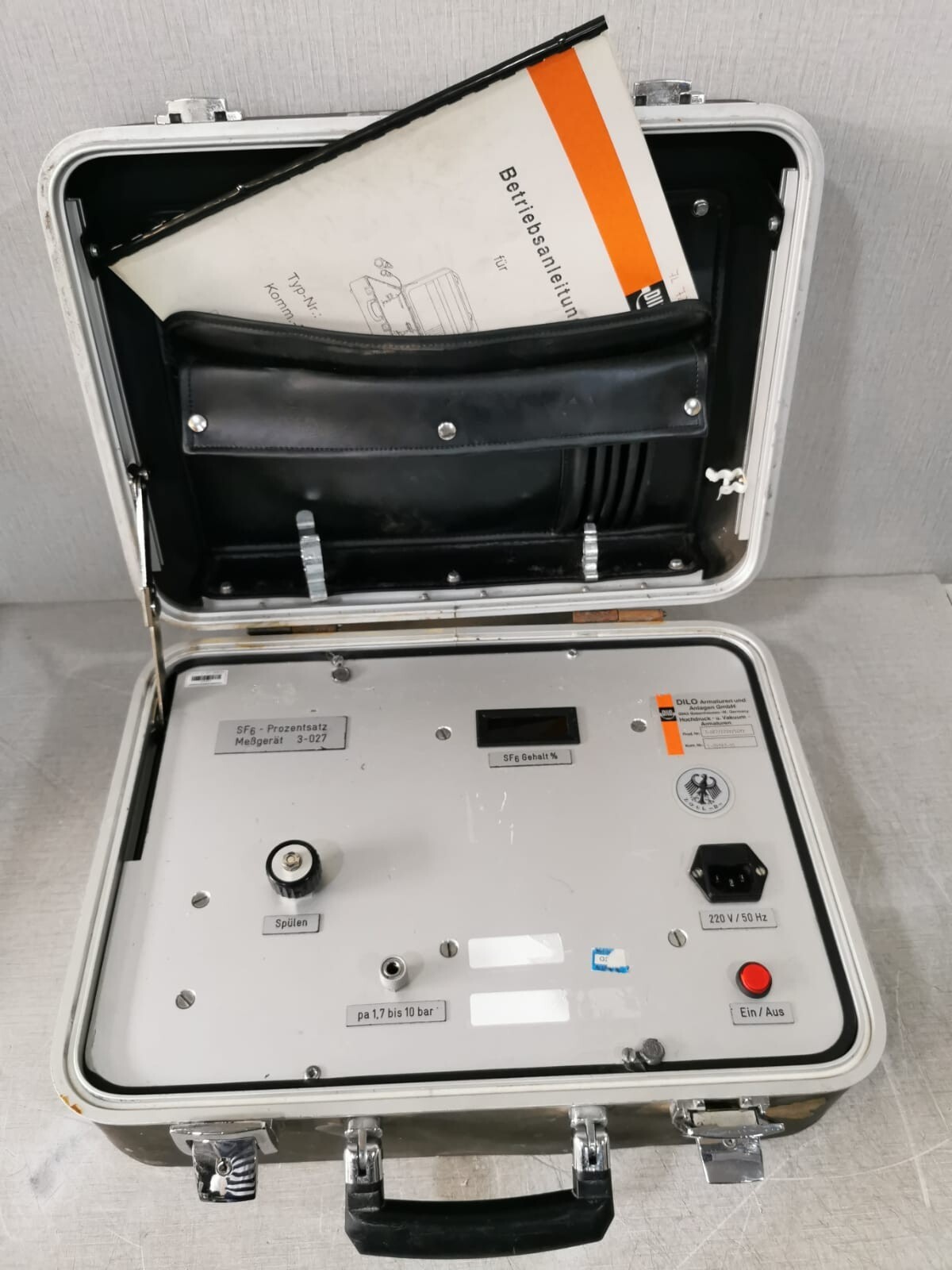 DILO SF6 DENSITY TESTER 3-027 | L-00383-05 | 220V/50Hz -W/O CABLE