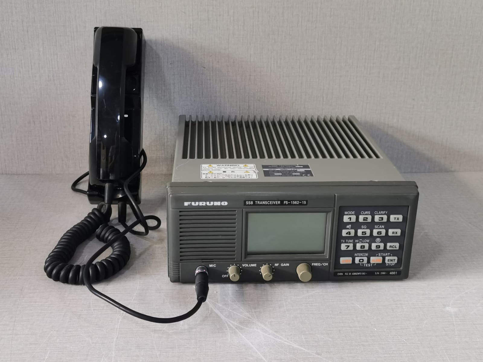 FURUNO FS-1562-15 SSB Transceiver with Handset Microphone