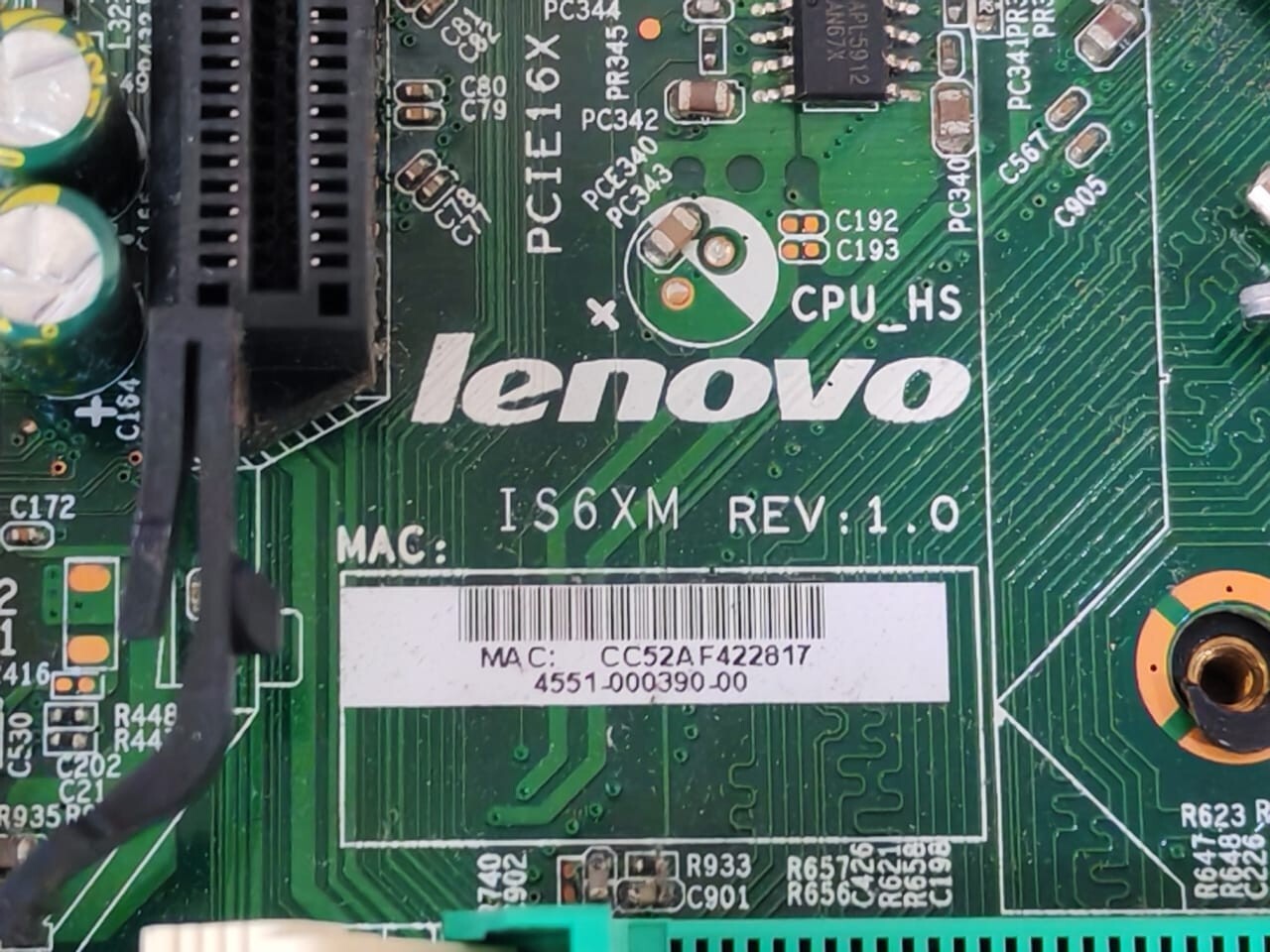 Lenovo REV.1.0 Lenovo IS6XM REV.1.0 Motherboard 2