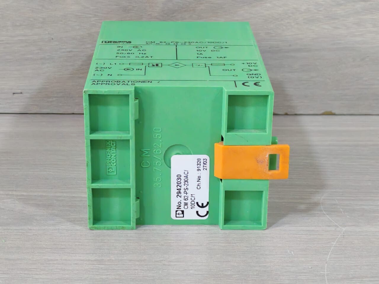 Phoenix Contact CM 62-PS-230AC/10DC/1 Phoenix Contact CM 62-PS-230AC/10DC/1 Power Supply 2942030 8