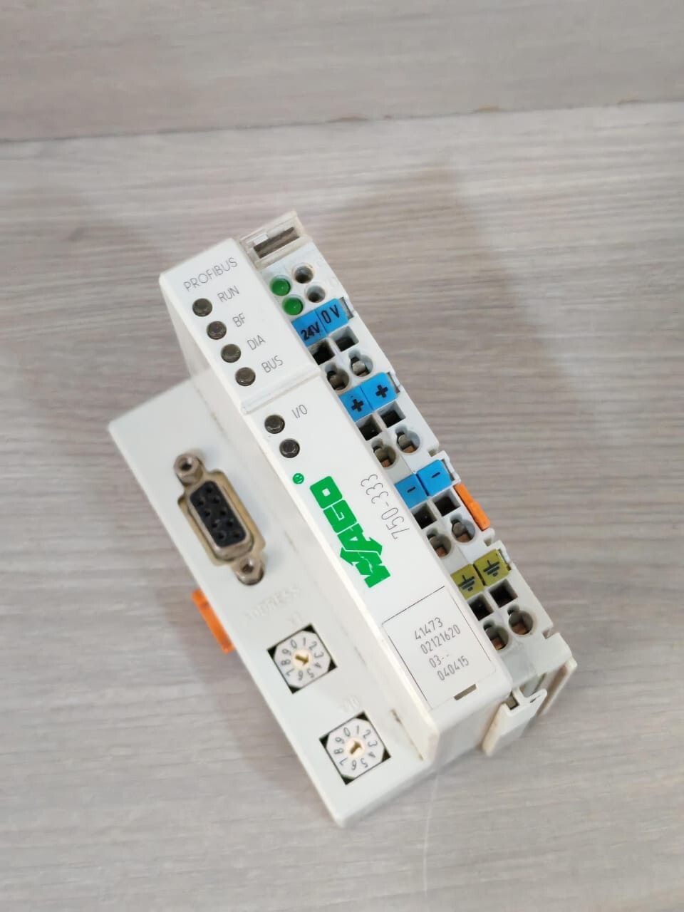 WAGO 750-333 WAGO 750-333 PROFIBUS DP 12MBD/DPV1 24VDC MODULE 3