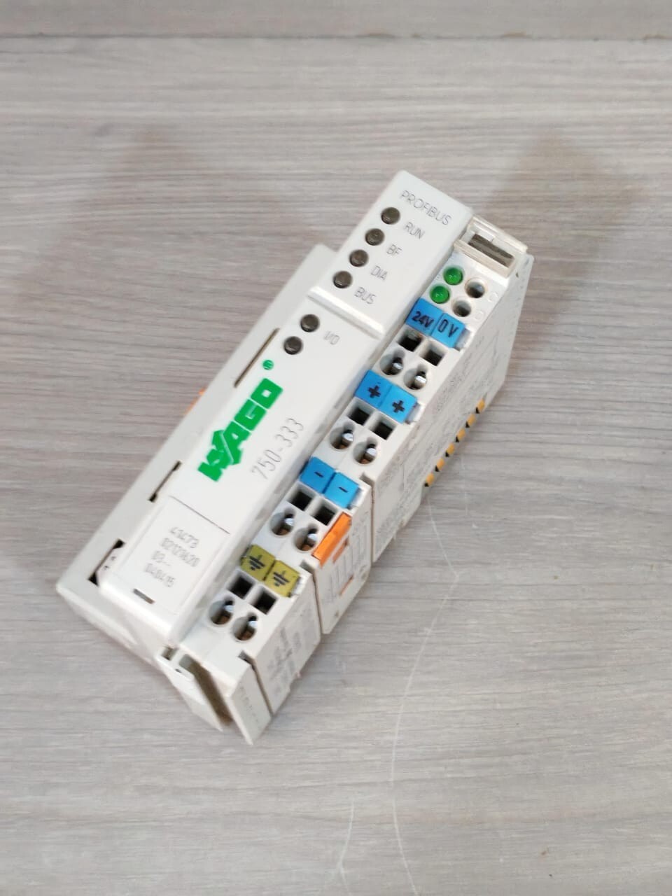 WAGO 750-333 WAGO 750-333 PROFIBUS DP 12MBD/DPV1 24VDC MODULE 4