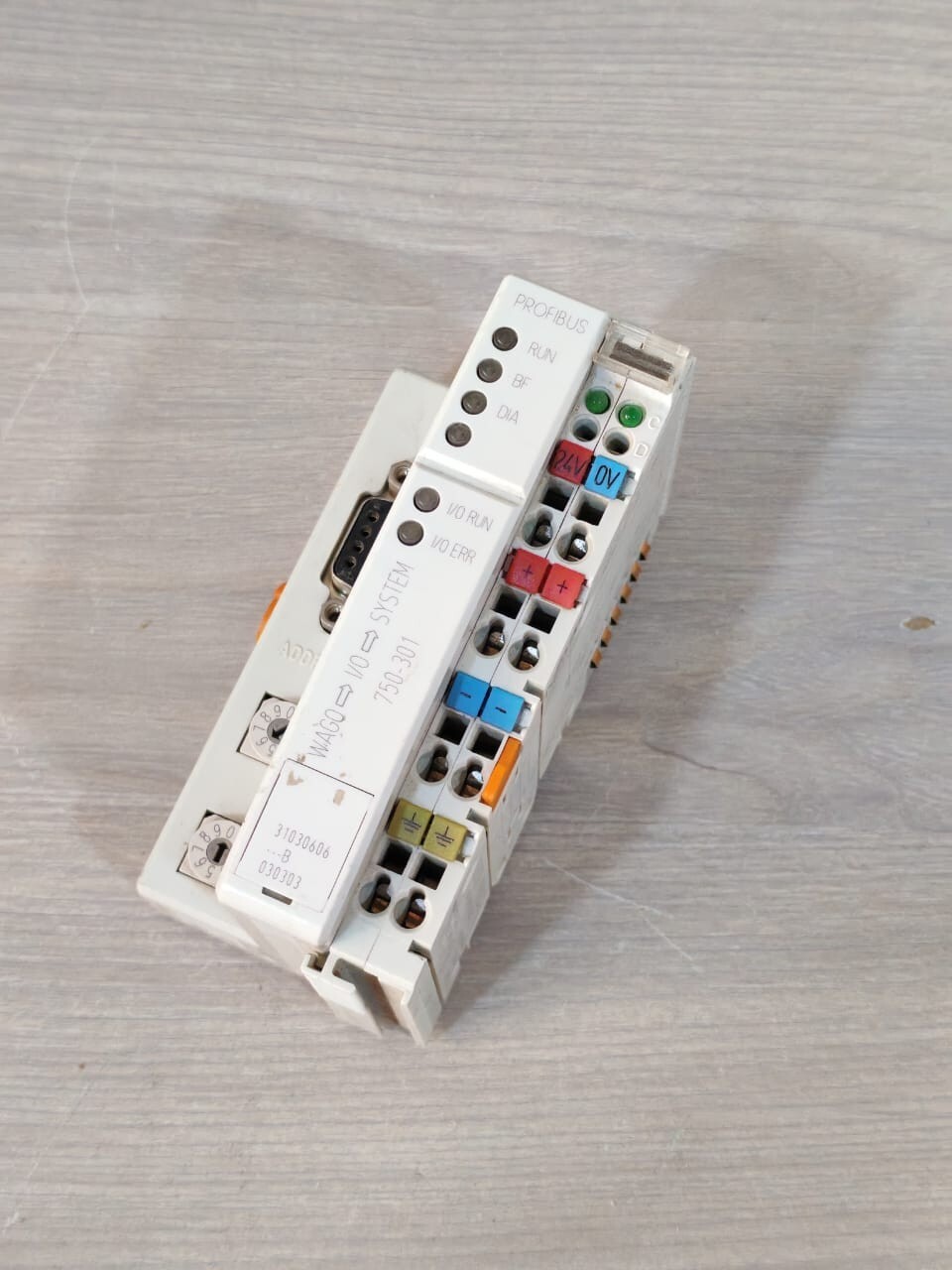 WAGO 750-301 WAGO 750-301 PROFIBUS DP/FMS 1.5MBD 24VDC FIELDBUS COUPLER 3