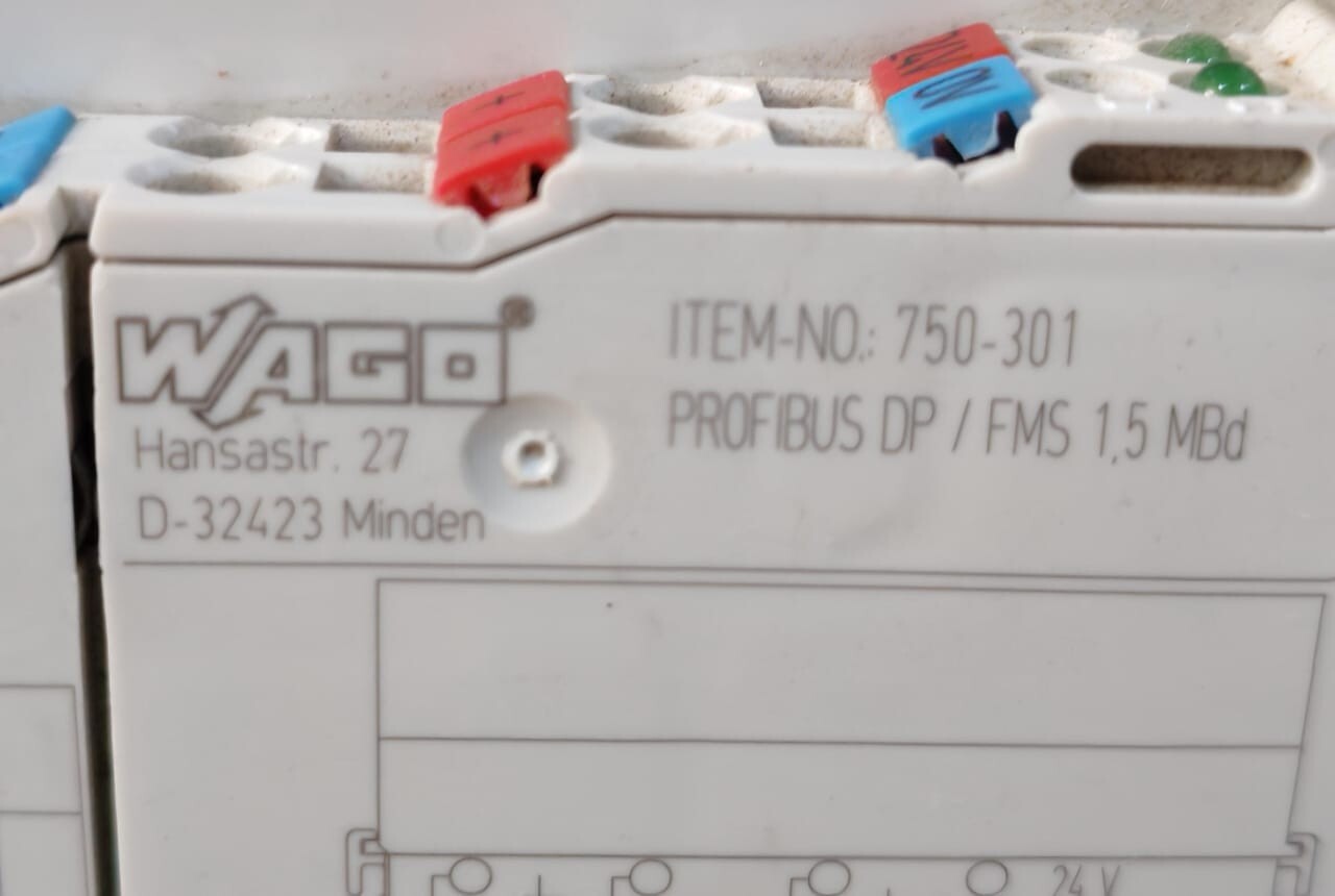 WAGO 750-301 WAGO 750-301 PROFIBUS DP/FMS 1.5MBD 24VDC FIELDBUS COUPLER 5
