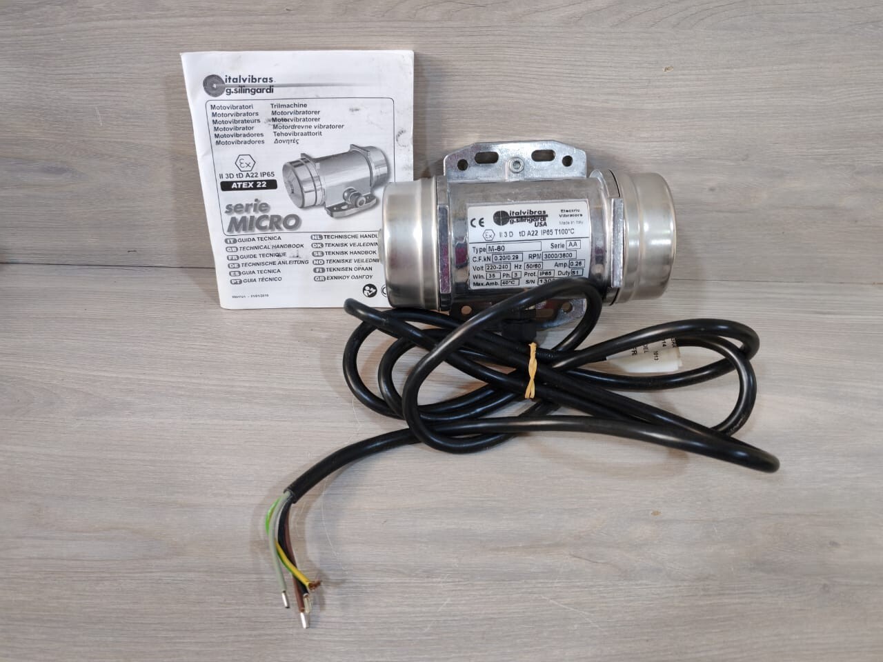 Italvibras M-60 Italvibras M-60 Motor Electric Vibrators 3