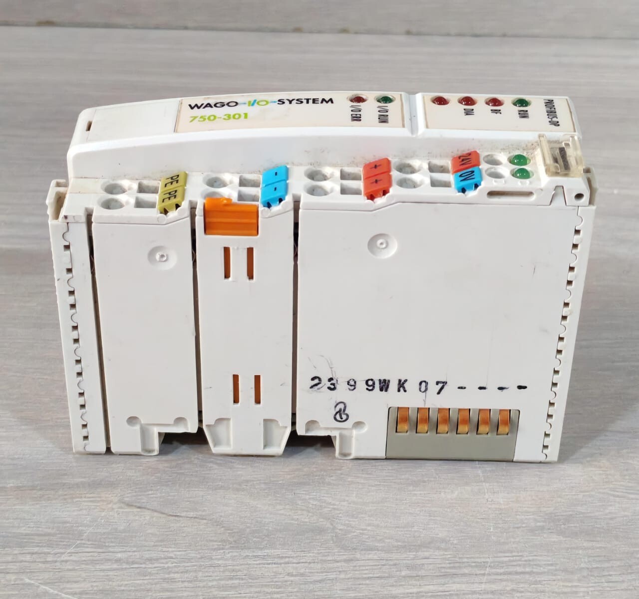 Wago 750-301 WAGO I/O SYSTEM 750-301 PROFIBUS KOPPLER 2399WK07 MODULE 7