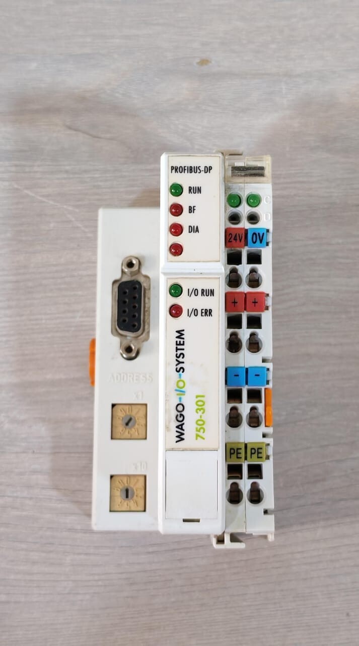 WAGO I/O SYSTEM 750-301 PROFIBUS KOPPLER 2399WK07 MODULE