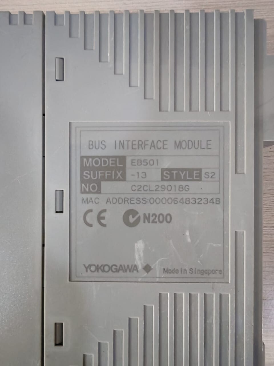 Yokogawa EB-501-13-S2 YOKOGAWA EB501-13 STYLE S2 BUS INTERFACE MODULE 2