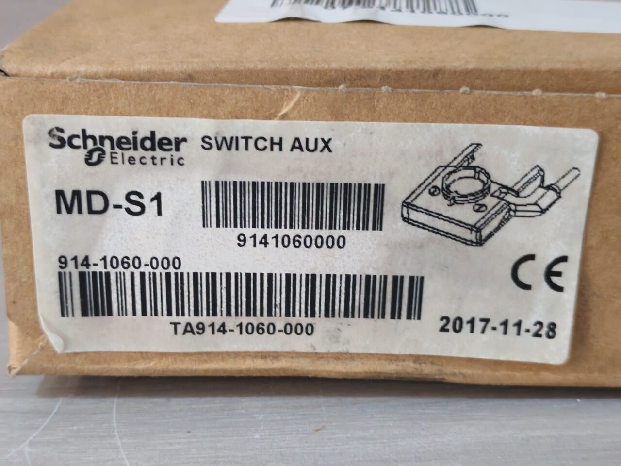 Schneider Electric 914-1060-000 SCHNEIDER ELECTRIC MD-S1 914-1060-000 SWITCH AUX 250V 10