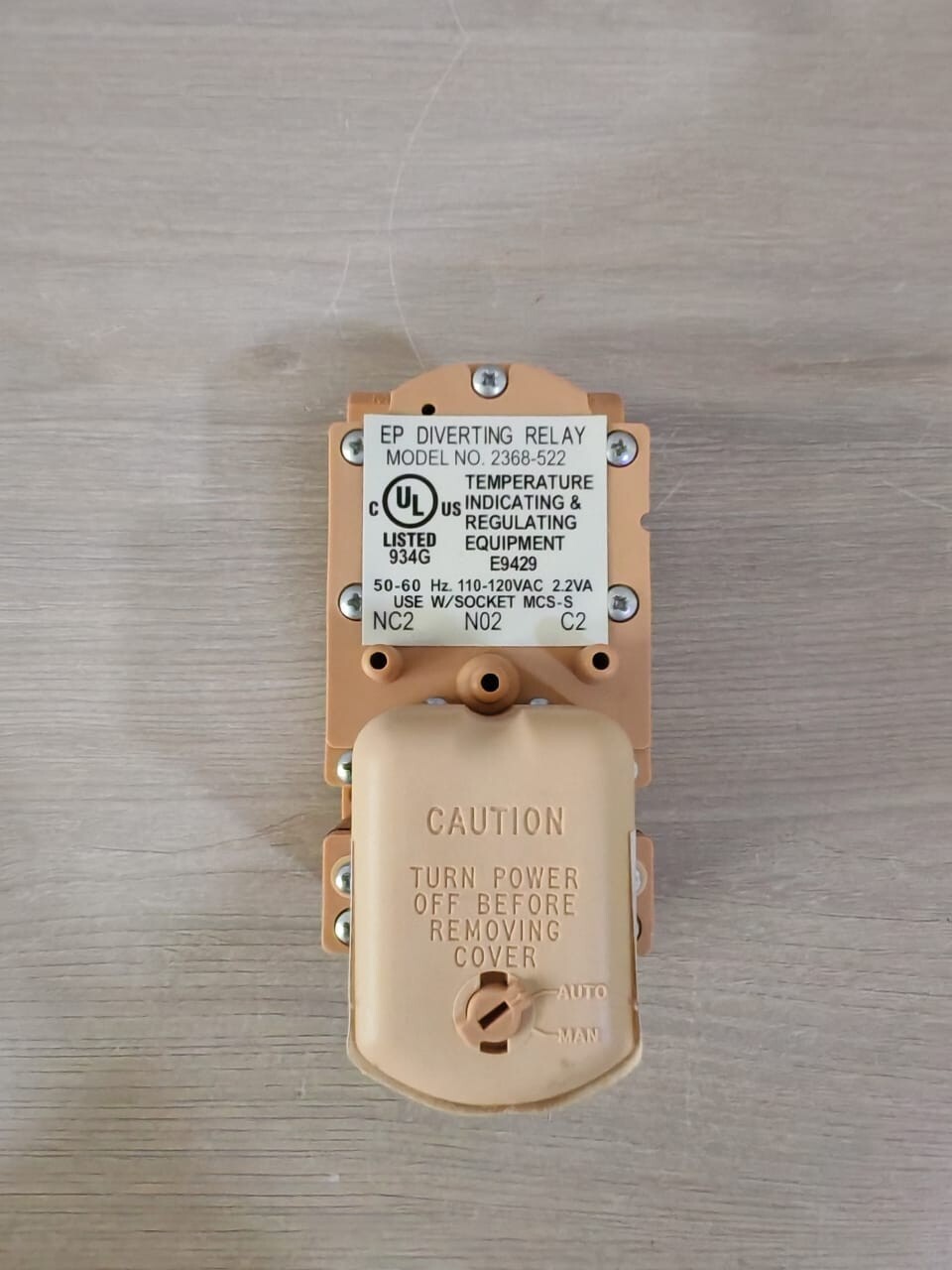 Schneider Electric 2368-522 Schneider Electric 2368-522 Pneumodular Relay 110VAC, 30 PSIG 2