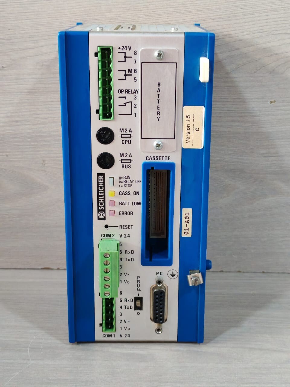 SCHLEICHER P03-CPU/20 72611210 C/2.5 VER 2.5 CONTROL UNIT