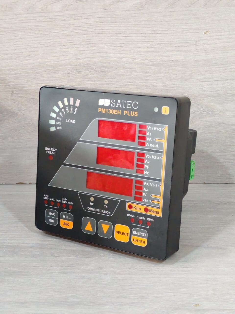 SATEC PM130EH-PLUS SATEC PM130EH-PLUS MULTI-FUNCTIONAL POWER METER 9VA 50/60Hz 5